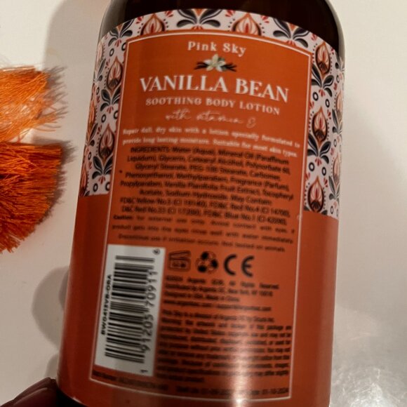 Vanilla‎ Bean Soothing Body Lotion by Pink Sky (SET OF TWO) (16.9 oz) (new/h/x) - Picture 5 of 11